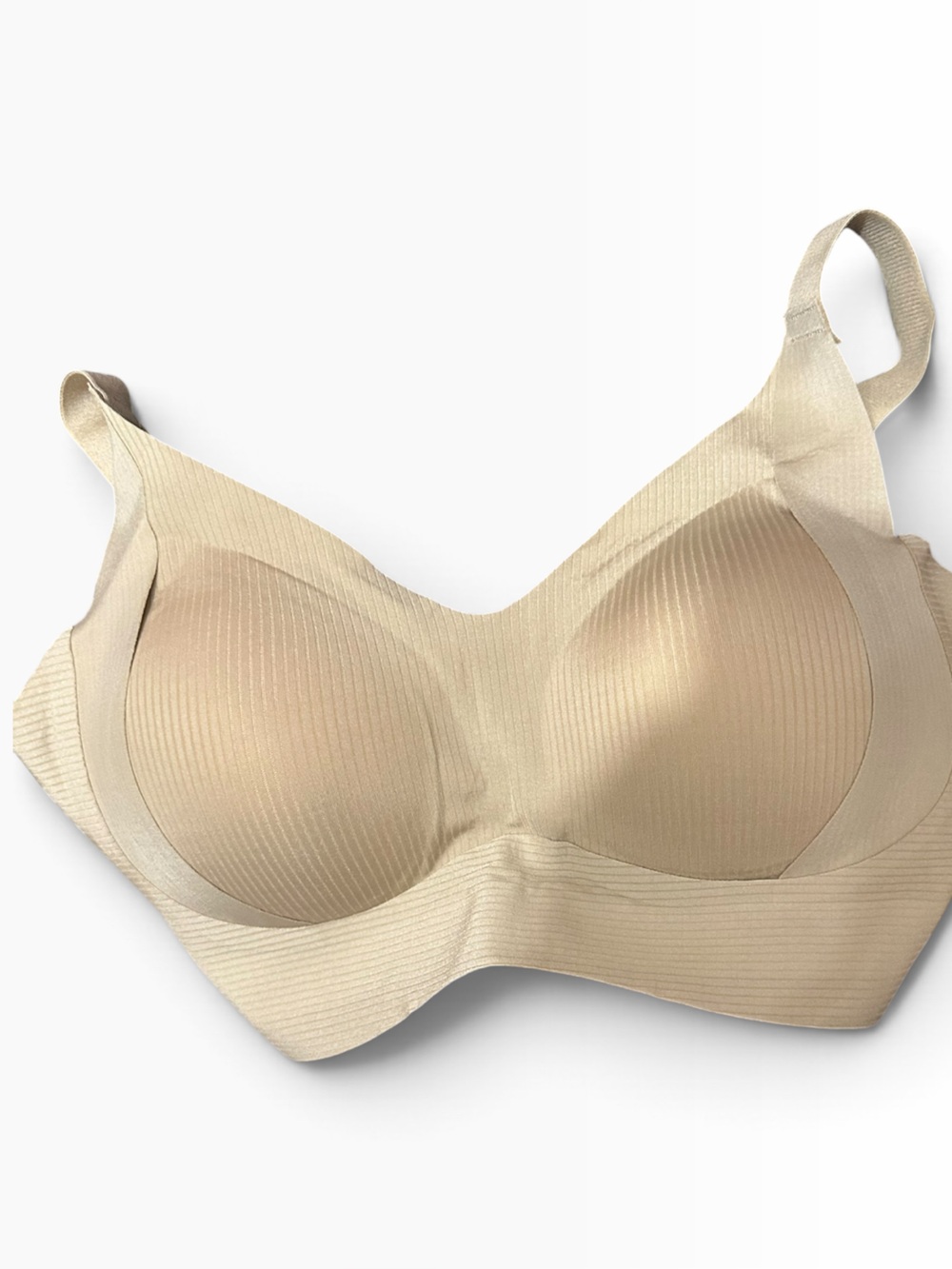 Seamless Nude Wireless Molded-Cup Bra